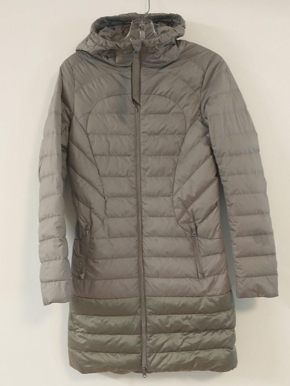 Lululemon Down Double Zip Long Puffer Jacket Size 4